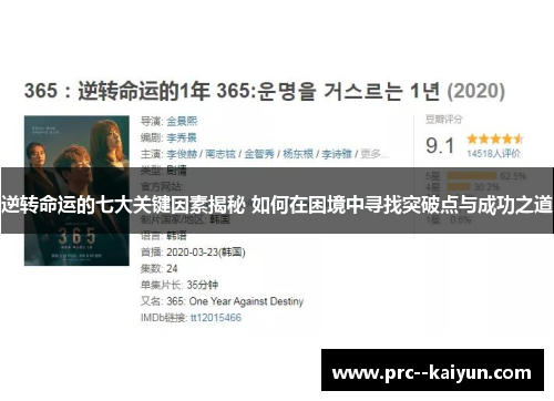逆转命运的七大关键因素揭秘 如何在困境中寻找突破点与成功之道