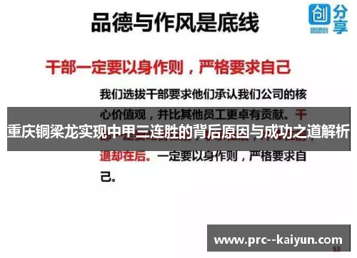 重庆铜梁龙实现中甲三连胜的背后原因与成功之道解析